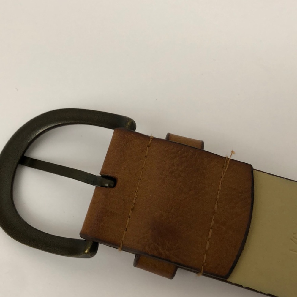 SoldFloral embroidered man made leather belt large - Picture 5 of 8